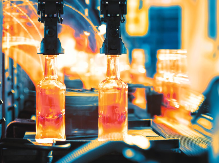 Aceites para máquinas de vidrio Fabricación de botellas de vidrio