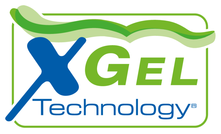 Logotipo de la tecnología XGel Logotipo de la tecnología XGel