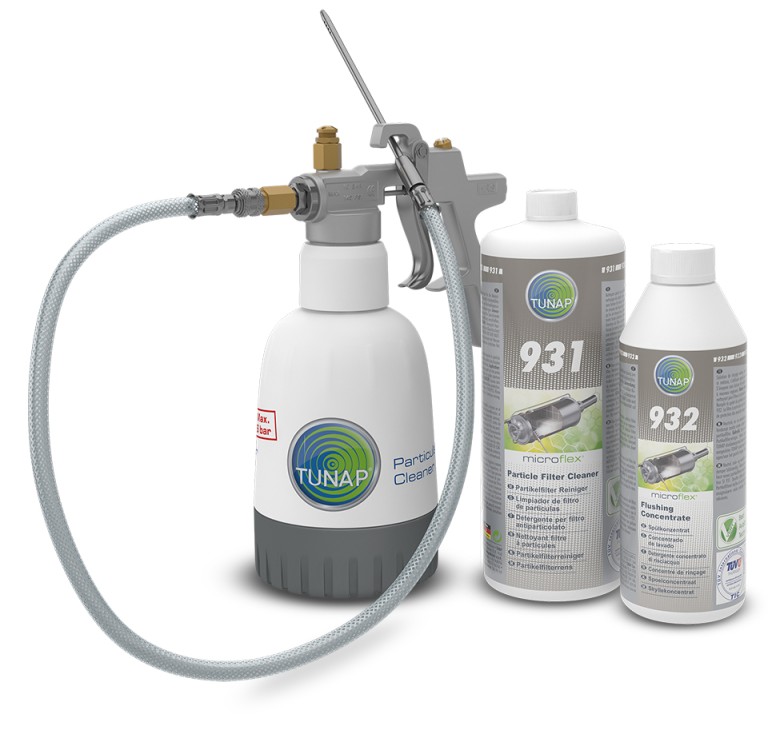 Fluido de Limpeza e Solução de Lavagem de Filtros de Partículas Diesel Líquido de limpieza y solución de lavado del filtro de partículas diésel