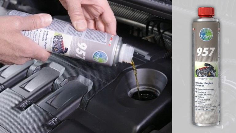 Mantenimiento motor con TUNAP Mantenimiento del motor del vehículo con TUNAP 957